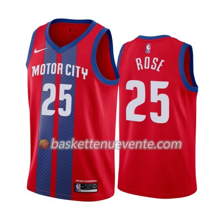 Maillot Basket Detroit Pistons Derrick Rose 25 2019-20 Nike City Edition Swingman - Homme